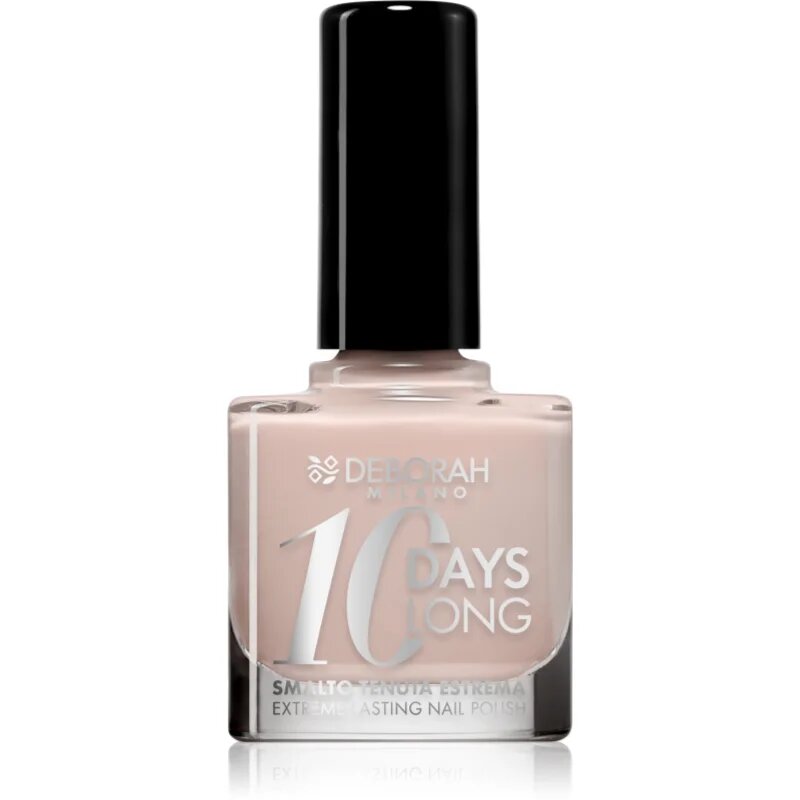 Deborah Milano 10 Days Long бързозасъхващ лак за нокти цвят 580 Pearly Rose 11 мл.