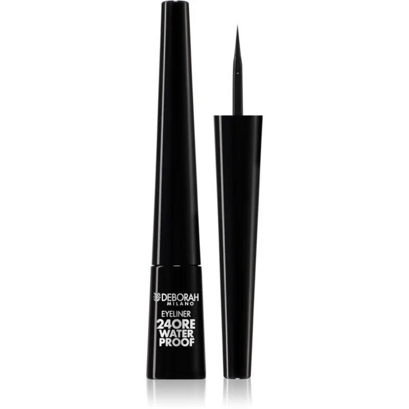 Deborah Milano 24 Ore Waterproof течни очни линии цвят Black 2.9 гр.