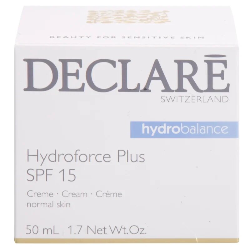 Declaré Hydro Balance хидратиращ крем за лице SPF 15 50 мл.