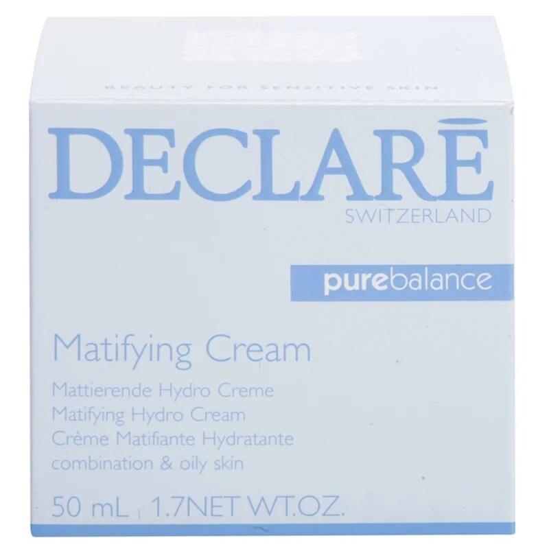 Declaré Pure Balance хидратиращ матиращ крем за смесена и мазна кожа 50 мл.