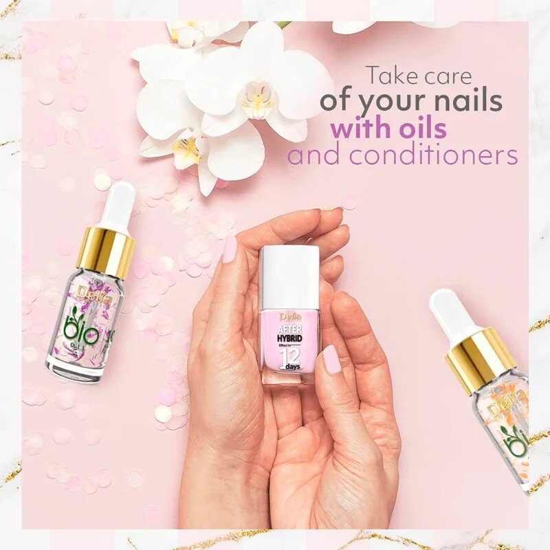 Delia Cosmetics After Hybrid 12 Days регенериращ балсам за нокти 11 мл.