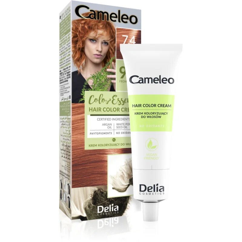 Delia Cosmetics Cameleo Color Essence боя за коса в туба цвят 7.4 Copper Red 75 гр.