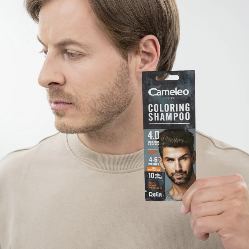 Delia Cosmetics Cameleo Coloring Shampoo тониращ шампоан За коса за мъже 15 мл.
