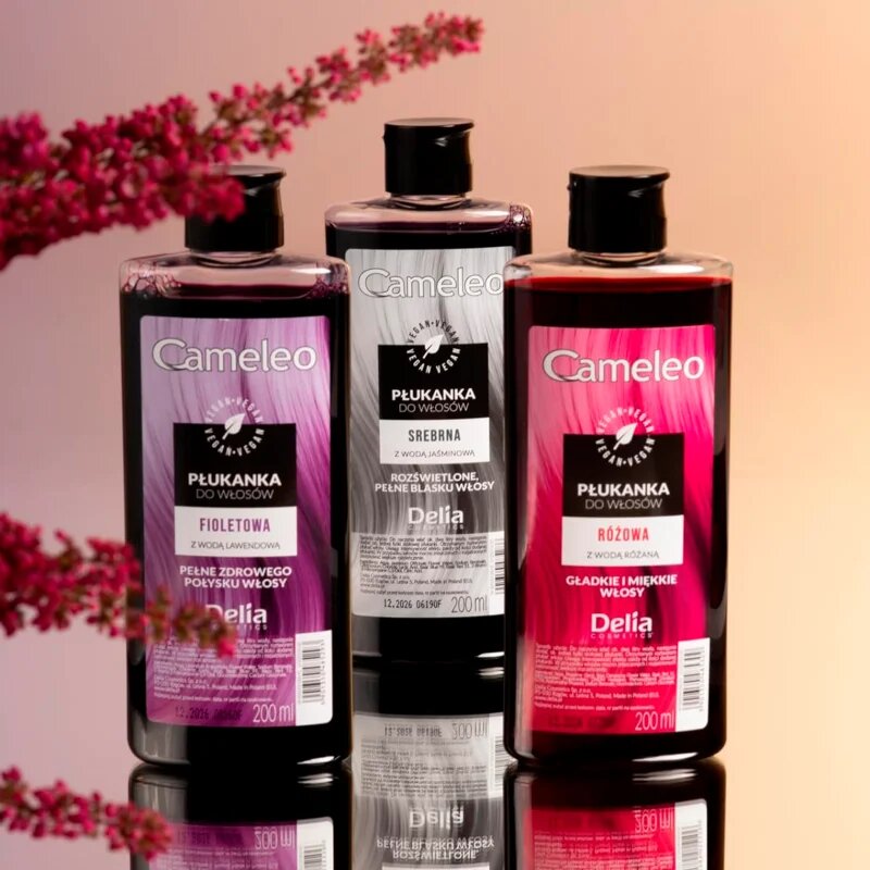 Delia Cosmetics Cameleo Flower Water тонираща боя за коса цвят Violet 200 мл.