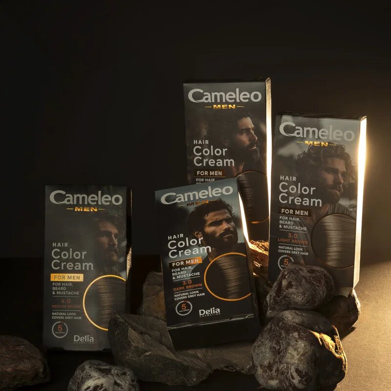 Delia Cosmetics Cameleo Men боя за коса цвят 4.0 Medium Brown 30 мл.