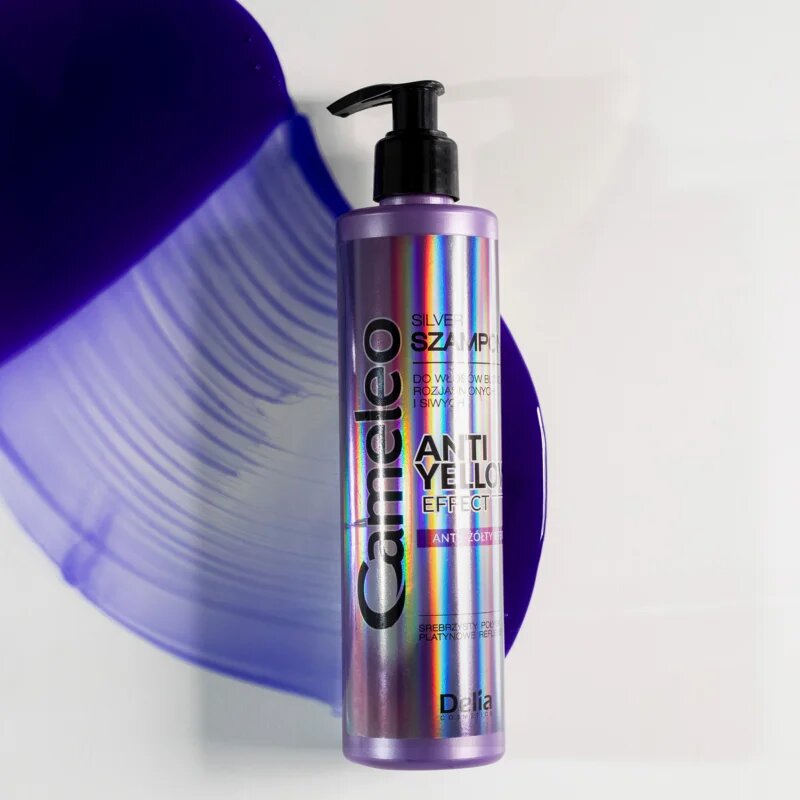 Delia Cosmetics Cameleo Silver шампоан неутрализиращ жълтеникавите оттенъци 250 мл.