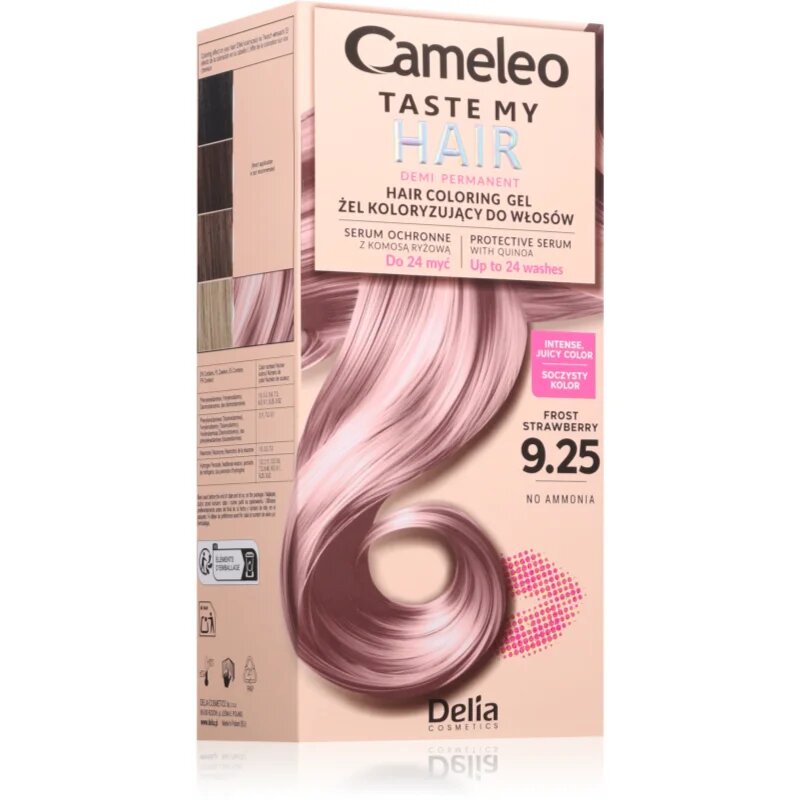 Delia Cosmetics Cameleo Taste My Hair полуперманентна боя за коса цвят 9.25 Strawberry Frost 1 бр.