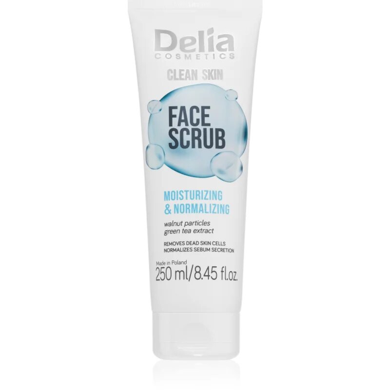Delia Cosmetics Clean Skin хидратиращ пилинг за лице 250 мл.