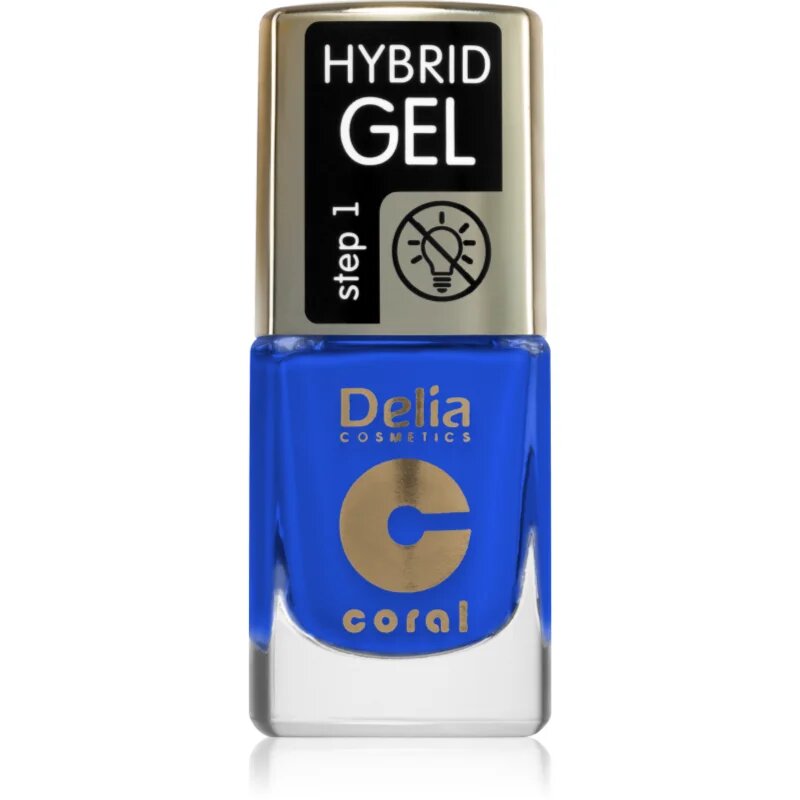 Delia Cosmetics Coral Hybrid Gel гел лак за нокти без използване на UV/LED лампа цвят 126 11 мл.