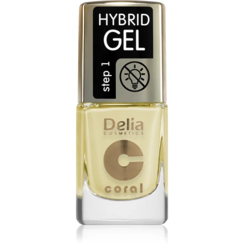 Delia Cosmetics Coral Nail Enamel Hybrid Gel гел лак за нокти цвят 137 11 мл.
