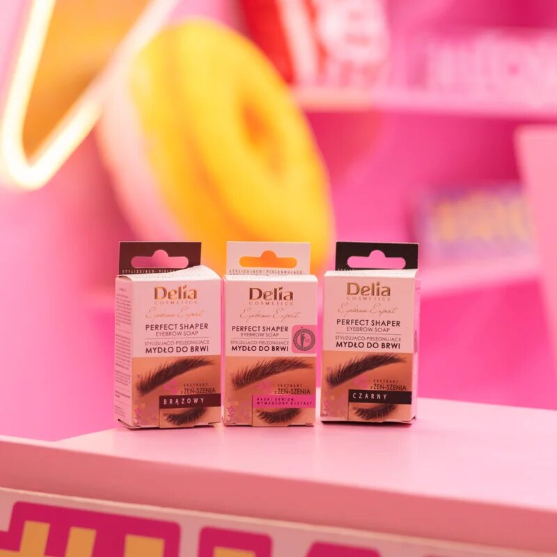 Delia Cosmetics Eyebrow Expert фиксиращ восък за вежди цвят Black 10 мл.