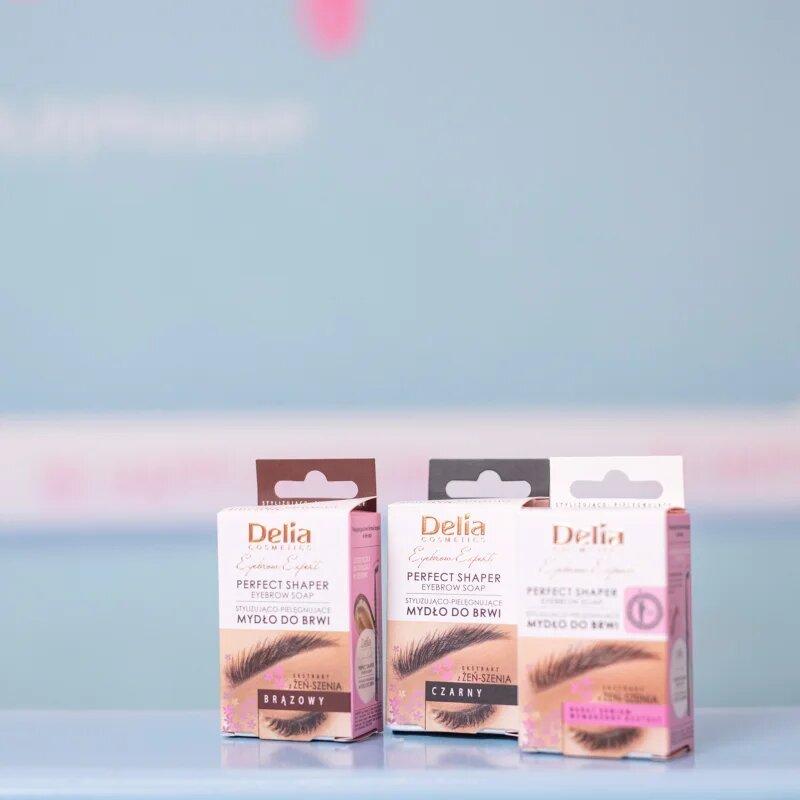 Delia Cosmetics Eyebrow Expert фиксиращ восък за вежди цвят Black 10 мл.