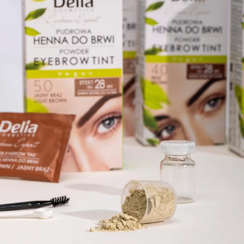 Delia Cosmetics Eyebrow Expert тонираща боя за вежди цвят 4.0 Brown 4 гр.