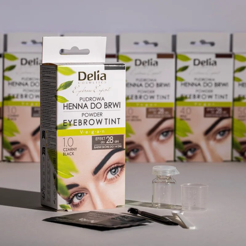 Delia Cosmetics Eyebrow Expert тонираща боя за вежди цвят 4.0 Brown 4 гр.
