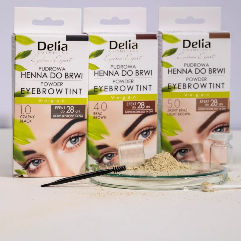Delia Cosmetics Eyebrow Expert тонираща боя за вежди цвят 4.0 Brown 4 гр.