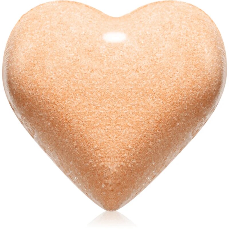 Delia Cosmetics Fizzing Bath Heart Orange бомбичка за вана 100 гр.