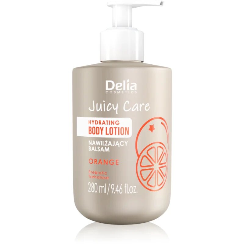Delia Cosmetics Juicy Care Orange хидратиращо мляко за тяло 280 мл.
