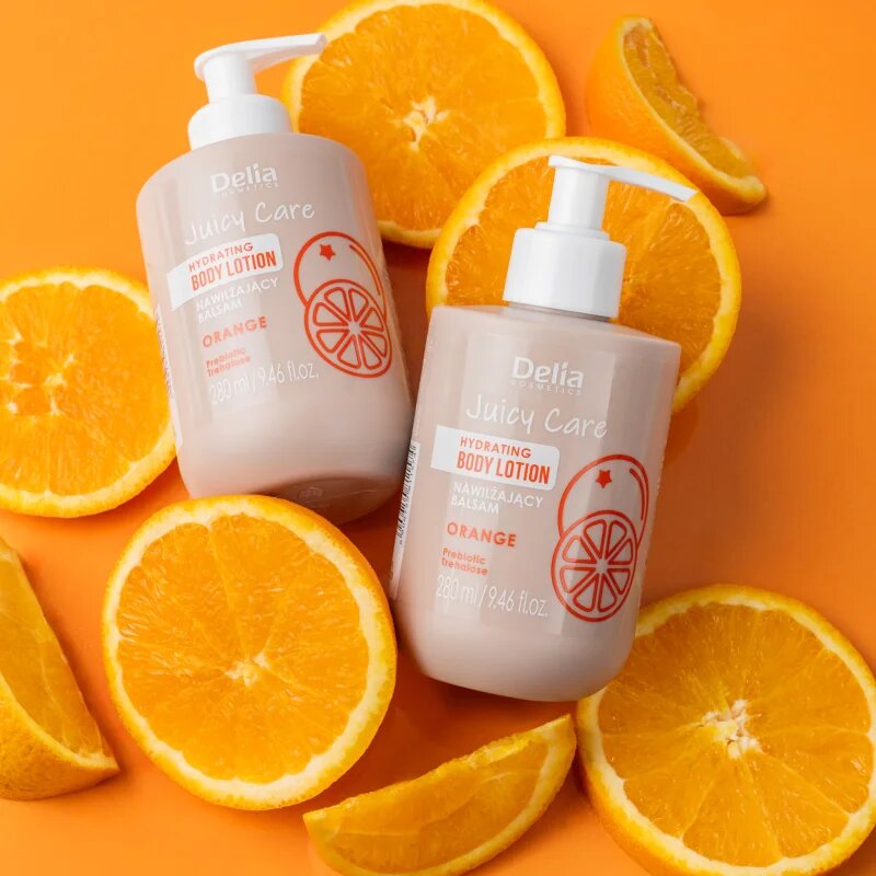 Delia Cosmetics Juicy Care Orange хидратиращо мляко за тяло 280 мл.