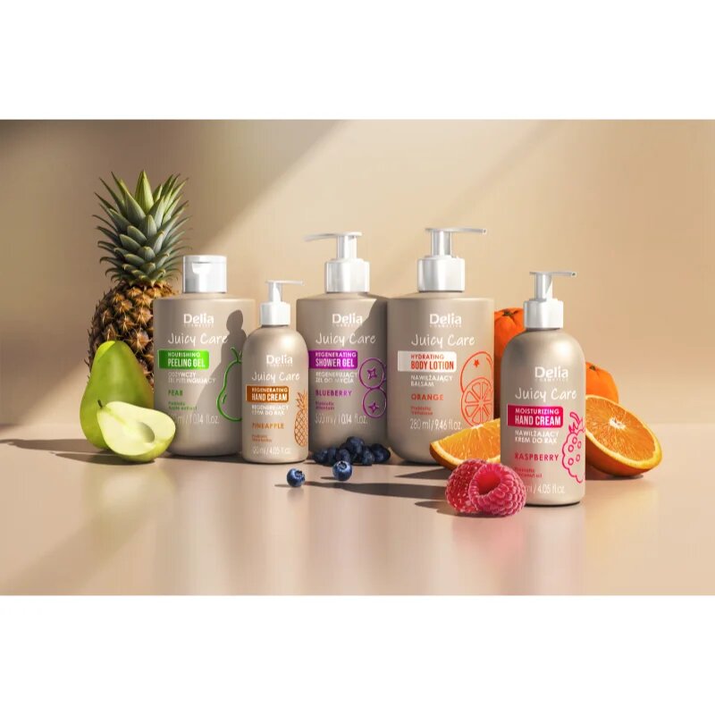 Delia Cosmetics Juicy Care Pineapple регенериращ крем за ръце 120 мл.
