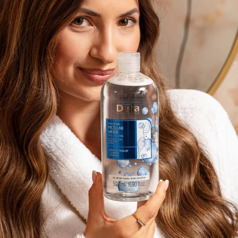 Delia Cosmetics Micellar Water Hyaluronic Acid хидратираща мицеларна вода 500 мл.