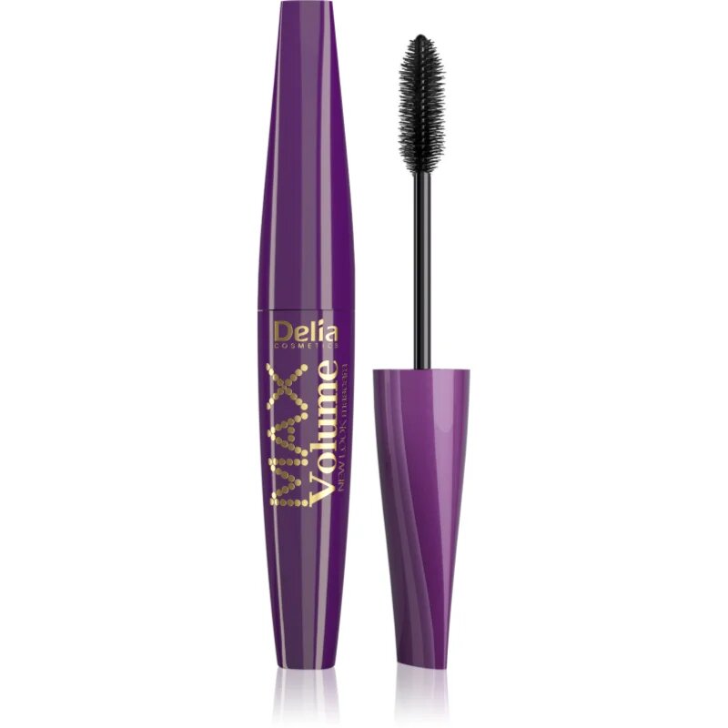 Delia Cosmetics Mix&Match 3D MAX Volume спирала за обем и разделяне на миглите цвят Black 12 мл.