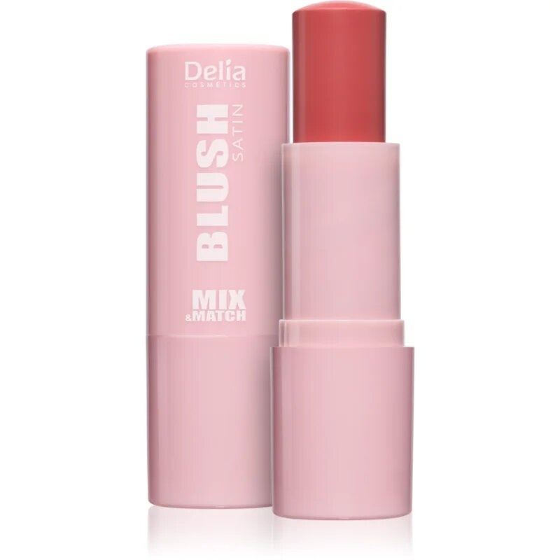Delia Cosmetics Mix&Match Blush Satin мултифункционален грим за очи устни и лице цвят 01 Powder Peach 9 гр.