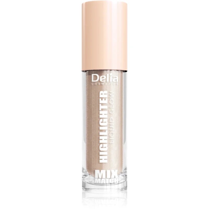 Delia Cosmetics Mix&Match Highlighter Liquid Glow течен хайлайтър цвят 08 4 мл.