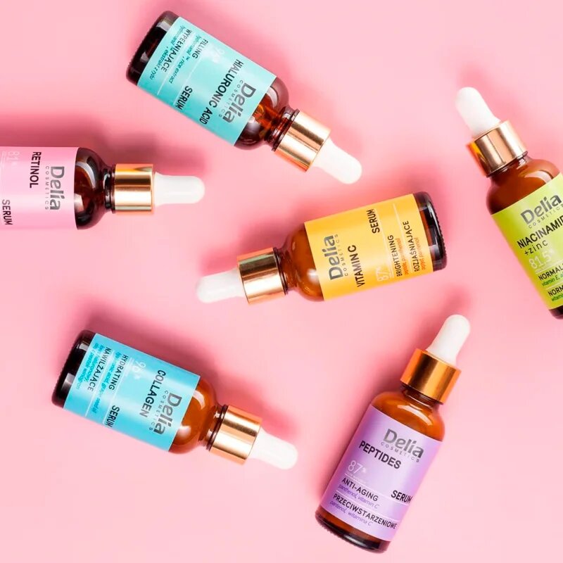 Delia Cosmetics Niacinamide 10% + zinc обновяващ серум за лице врат и деколкте 30 мл.
