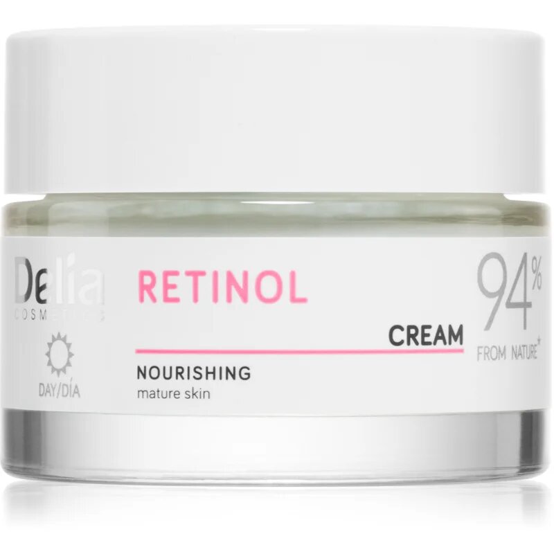 Delia Cosmetics Retinol Nourishing Day Cream дневен крем с подмладяващ ефект 50 мл.