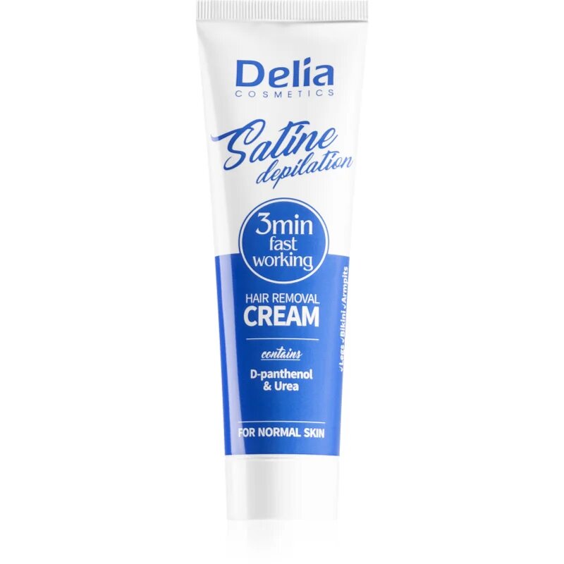 Delia Cosmetics Satine Depilation 3 min Fast Working крем за депилация 100 мл.