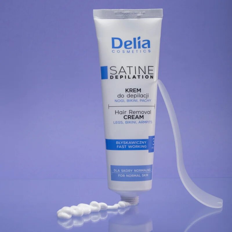 Delia Cosmetics Satine Depilation 3 min Fast Working крем за депилация 100 мл.