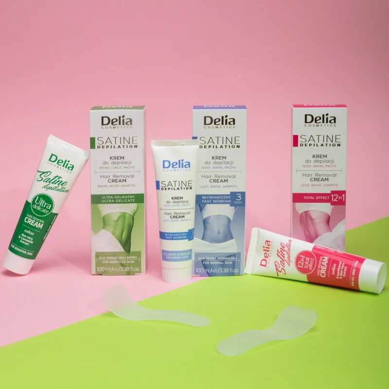 Delia Cosmetics Satine Depilation 3 min Fast Working крем за депилация 100 мл.