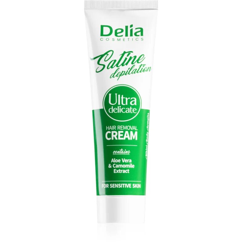 Delia Cosmetics Satine Depilation Ultra-Delicate крем за депилация за чувствителна кожа