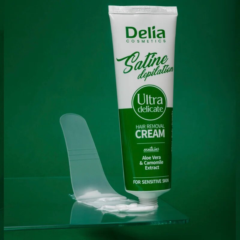 Delia Cosmetics Satine Depilation Ultra-Delicate крем за депилация за чувствителна кожа