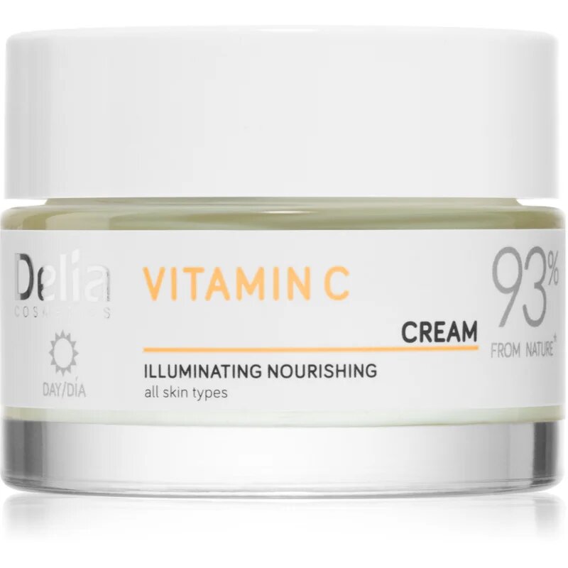 Delia Cosmetics Vitamin C озаряващ дневен крем с витамин С 50 мл.