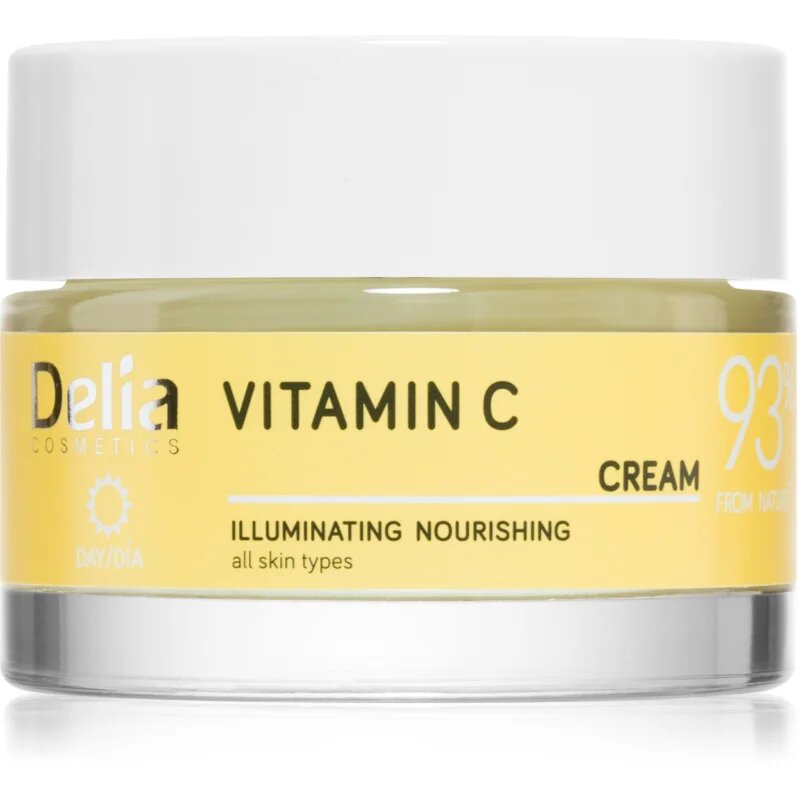 Delia Cosmetics Vitamin C озаряващ дневен крем за лице 50 мл.