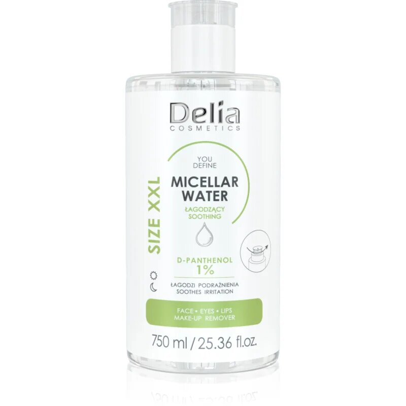 Delia Cosmetics You Define успокояваща мицеларна вода 750 мл.