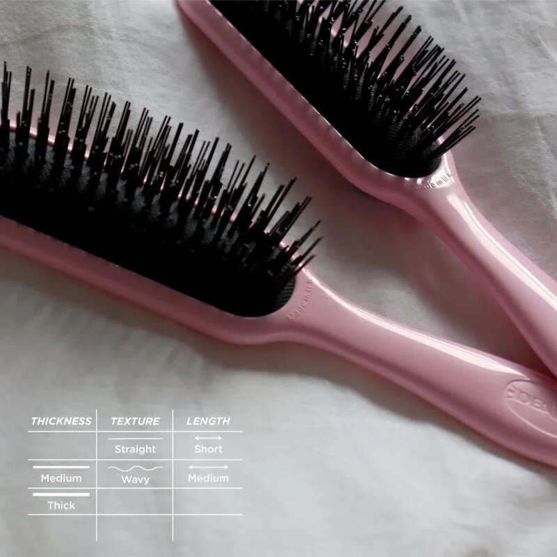 Denman Detangling D90 The Mini Detangler четка за по-лесно разресване на косата Pink Crush 1 бр.
