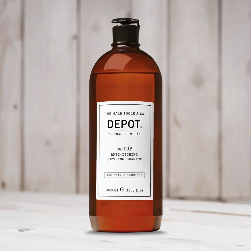 Depot 100 HAIR CLEANSING NO. 109 ANTI-ITCHING SOOTHING SHAMPOO успокояващ шампоан против възпаление и сърбеж 1000 мл.