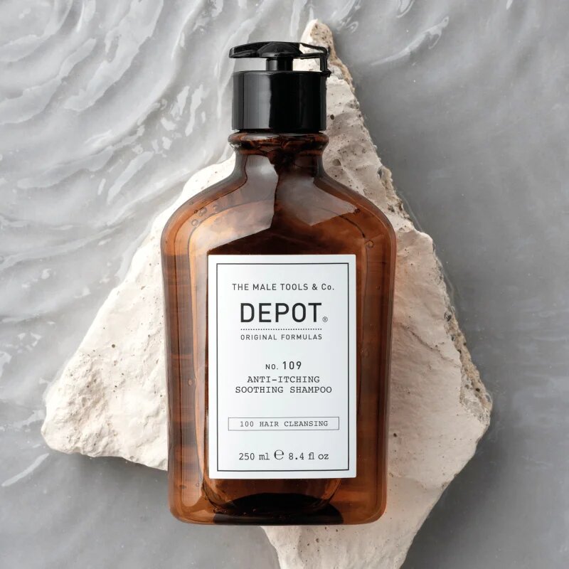 Depot 100 HAIR CLEANSING NO. 109 ANTI-ITCHING SOOTHING SHAMPOO успокояващ шампоан за всички видове коса 250 мл.