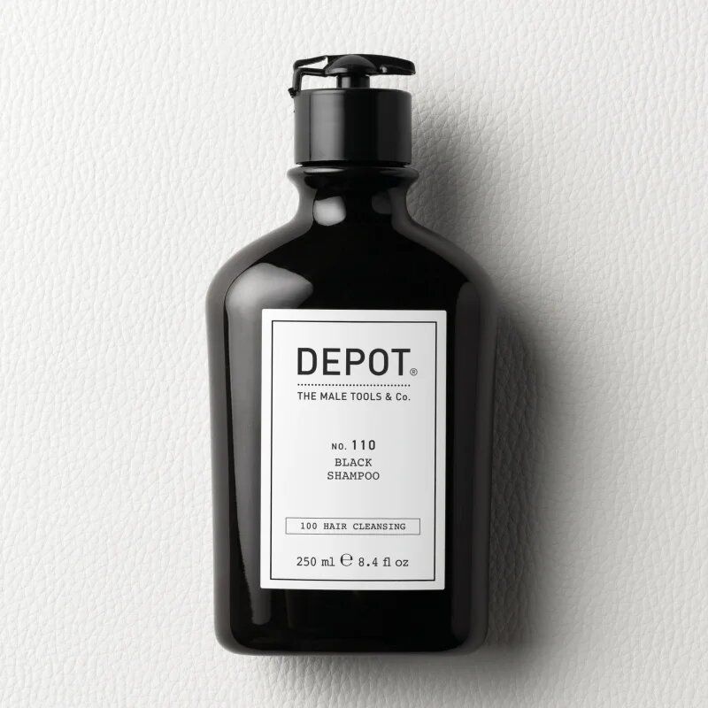 Depot 100 HAIR CLEANSING NO. 110 BLACK SHAMPOO шампоан неутрализиращ кафеникавите оттенъци 250 мл.