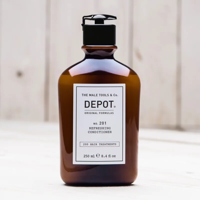 Depot 200 HAIR TREATMENTS NO. 201 REFRESHING CONDITIONER хидратиращ балсам за блясък и мекота на косата 250 мл.