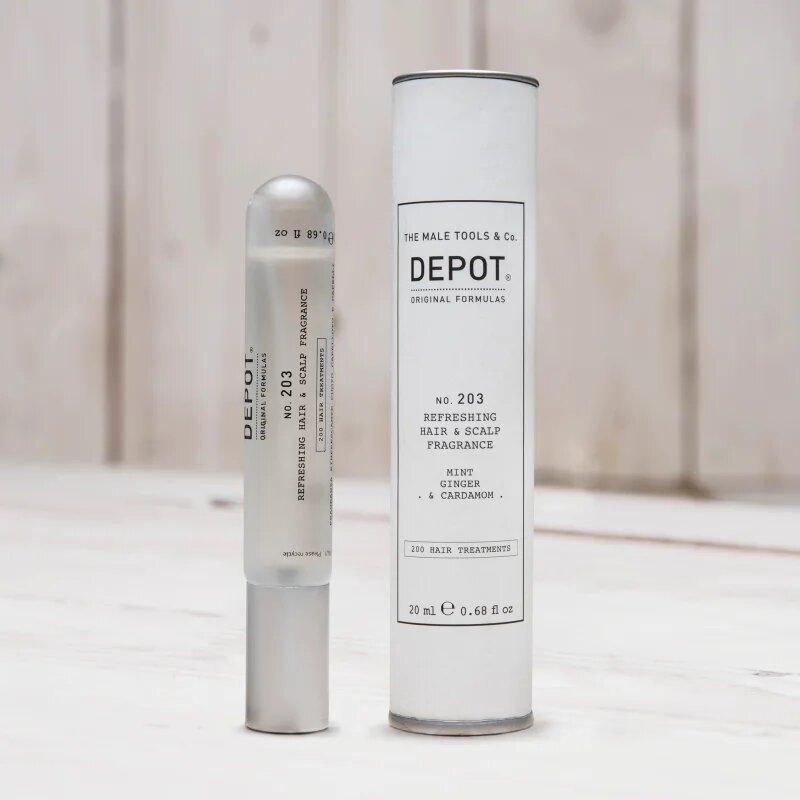 Depot 200 HAIR TREATMENTS NO. 203 REFRESHING HAIR & SCALP FRAGRANCE спрей за коса за всички видове коса 20 мл.