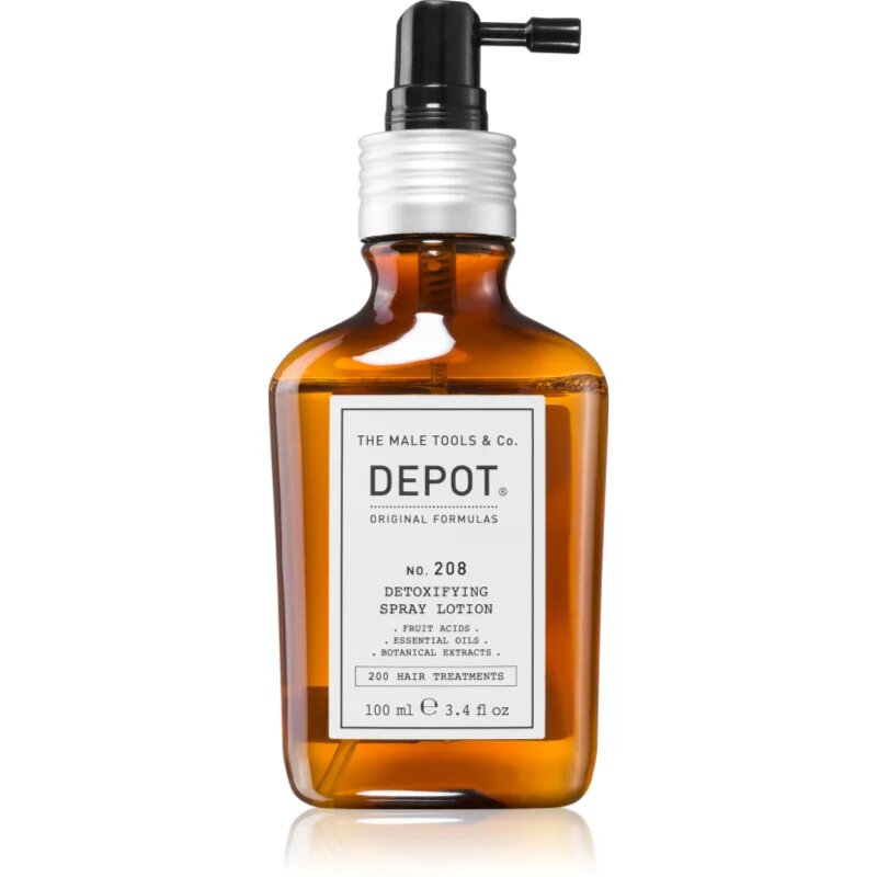 Depot 200 HAIR TREATMENTS NO. 208 DETOXIFYING SPRAY LOTION детоксикираща процедура за скалпа 100 мл.