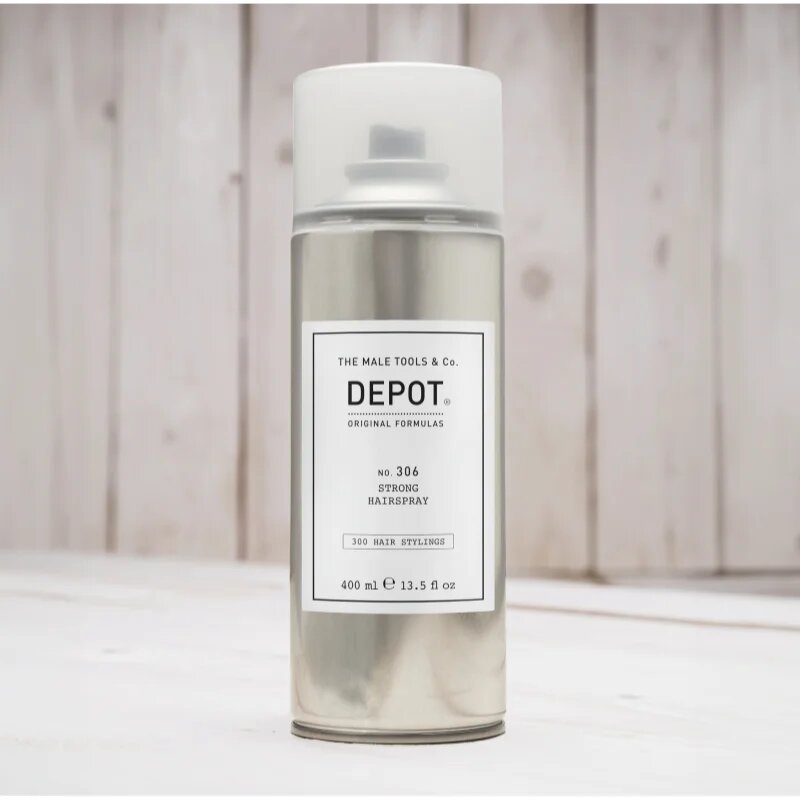 Depot 300 HAIR STYLING NO. 306 STRONG HAIRSPRAY лак за коса със силна фиксация 400 мл.