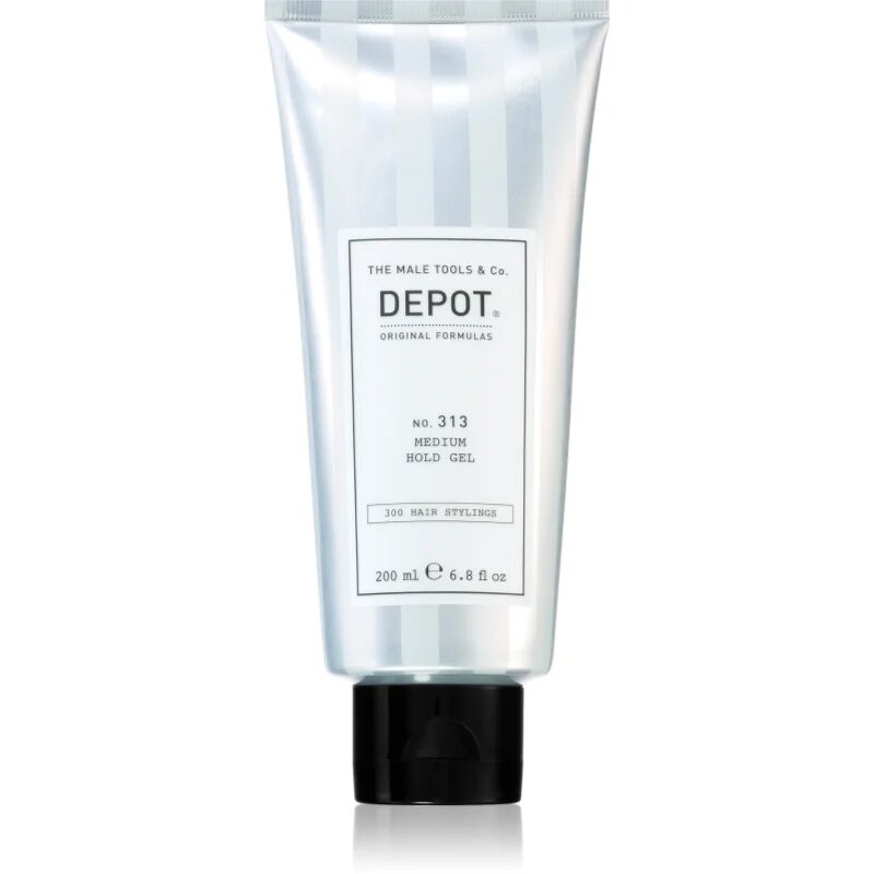 Depot 300 HAIR STYLING NO. 313 MEDIUM HOLD GEL гел за коса за фиксиране и оформяне 200 мл.