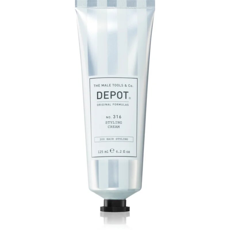 Depot 300 HAIR STYLING NO. 316 STYLING CREAM стилизиращ крем със средна фиксация и естествени отблясъци 125 мл.