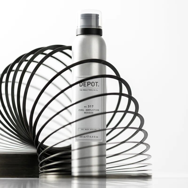 Depot 300 HAIR STYLING NO. 317 CURL AMPLIFIER MOUSSE пяна за коса за оформяне на къдрици за фиксиране и оформяне 200 мл.