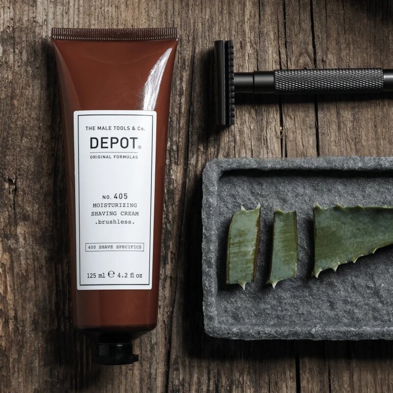 Depot 400 SHAVE SPECIFICS NO. 405 MOISTURIZING SHAVING CREAM хидратиращ крем за бръснене brushless 125 мл.