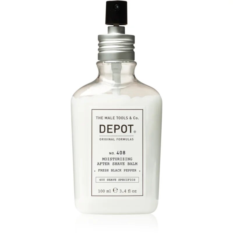 Depot 400 SHAVE SPECIFICS NO. 408 MOISTURIZING AFTER SHAVE BALM хидратиращ балсам след бръснене Fresh Black Pepper 100 мл.
